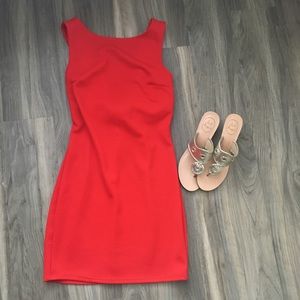 Bombshell Red Body-con Dress